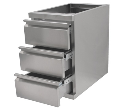 Mophorn Tiroirs de Cuisine Inox 40,6x55,9x40,6cm, Tiroir à Déchets